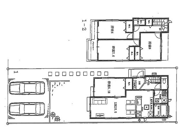 Floor plan. 22,800,000 yen, 4LDK, Land area 155.87 sq m , Building area 97.24 sq m