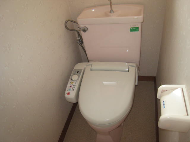 Toilet. Second floor toilet (2 floor only warm water cleaning toilet seat)