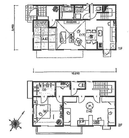 Floor plan. 37,800,000 yen, 3LDK + S (storeroom), Land area 123.57 sq m , Building area 108.47 sq m