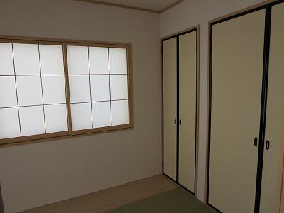 Non-living room. Japanese-style room of the same specification
