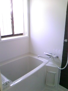 Bath. Bathroom all renovated. It is a new article. Yes window