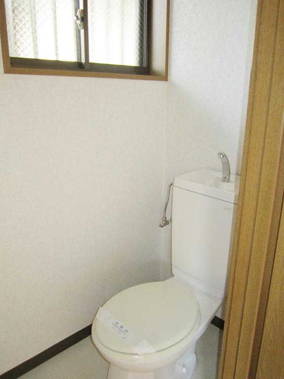 Toilet. It is warm toilet seat.