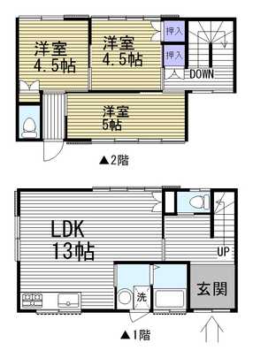 Floor plan. 20.1 million yen, 3LDK, Land area 120.89 sq m , Building area 71.21 sq m