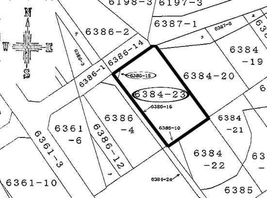 Compartment figure. Land price 5 million yen, Land area 188.51 sq m public view