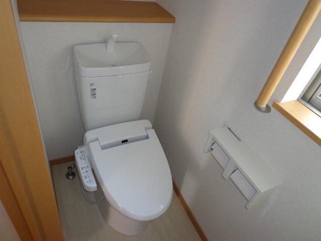 Toilet. 1 Building multi-function toilet shooting
