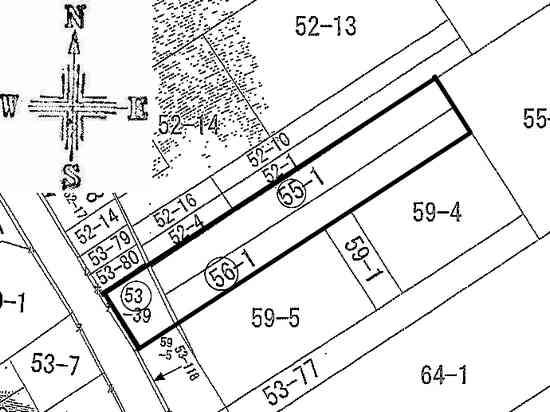 Compartment figure. Land price 18,160,000 yen, Land area 240.16 sq m public view