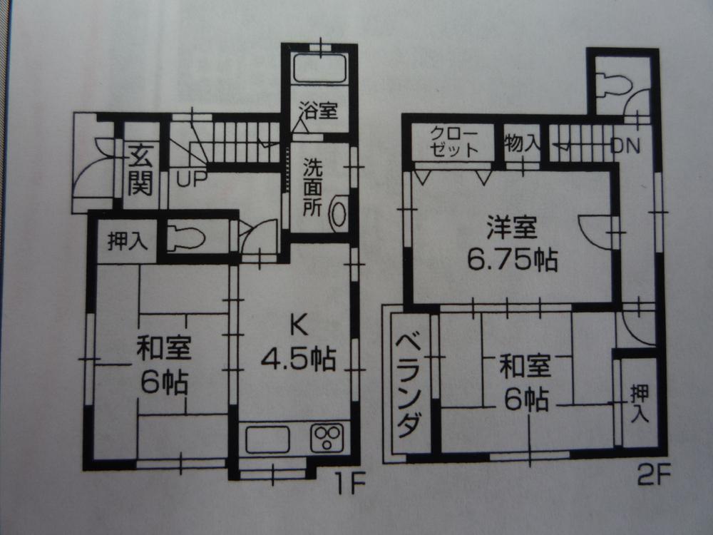 Floor plan. 27,800,000 yen, 3DK, Land area 53.82 sq m , Building area 65.41 sq m