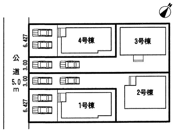 The entire compartment Figure. Building 2 ・ Building 3 is already conclusion of a contract