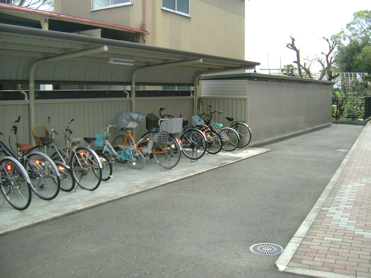 Other common areas. Is a bicycle parking lot and storeroom space.