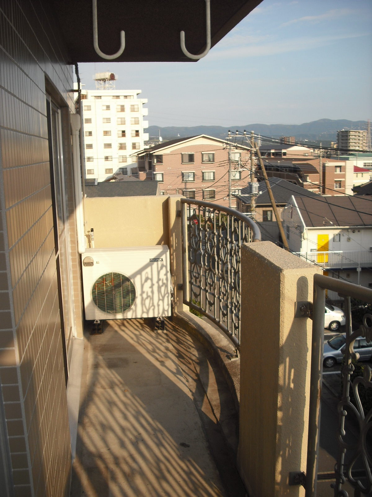 Balcony. South-facing bright balcony