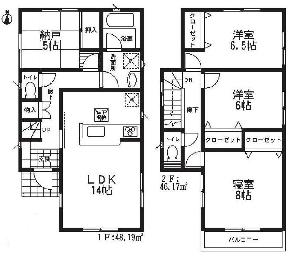 Floor plan. 25,900,000 yen, 3LDK + S (storeroom), Land area 123.54 sq m , Building area 94.36 sq m