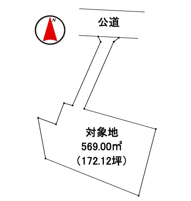 Compartment figure. Land price 20 million yen, Land area 569 sq m