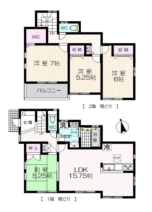 Floor plan. 27,900,000 yen, 4LDK, Land area 120.04 sq m , And in between the building area 99.36 sq m