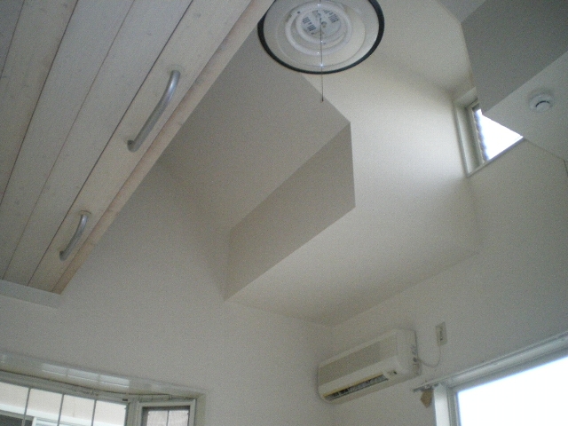 Other Equipment. Ceiling part. Air conditioning ・ High window ・ Loft is.