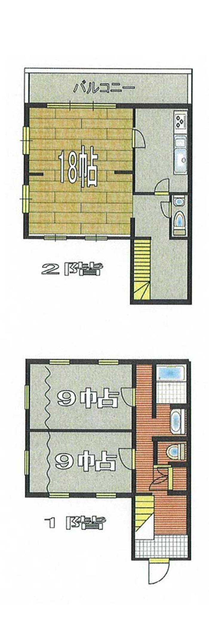 Floor plan. 17.2 million yen, 2LDK, Land area 340 sq m , Building area 121.62 sq m