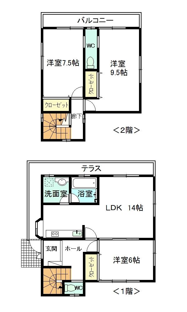 Floor plan. 19 million yen, 3LDK, Land area 110.87 sq m , Building area 91.91 sq m floor plan