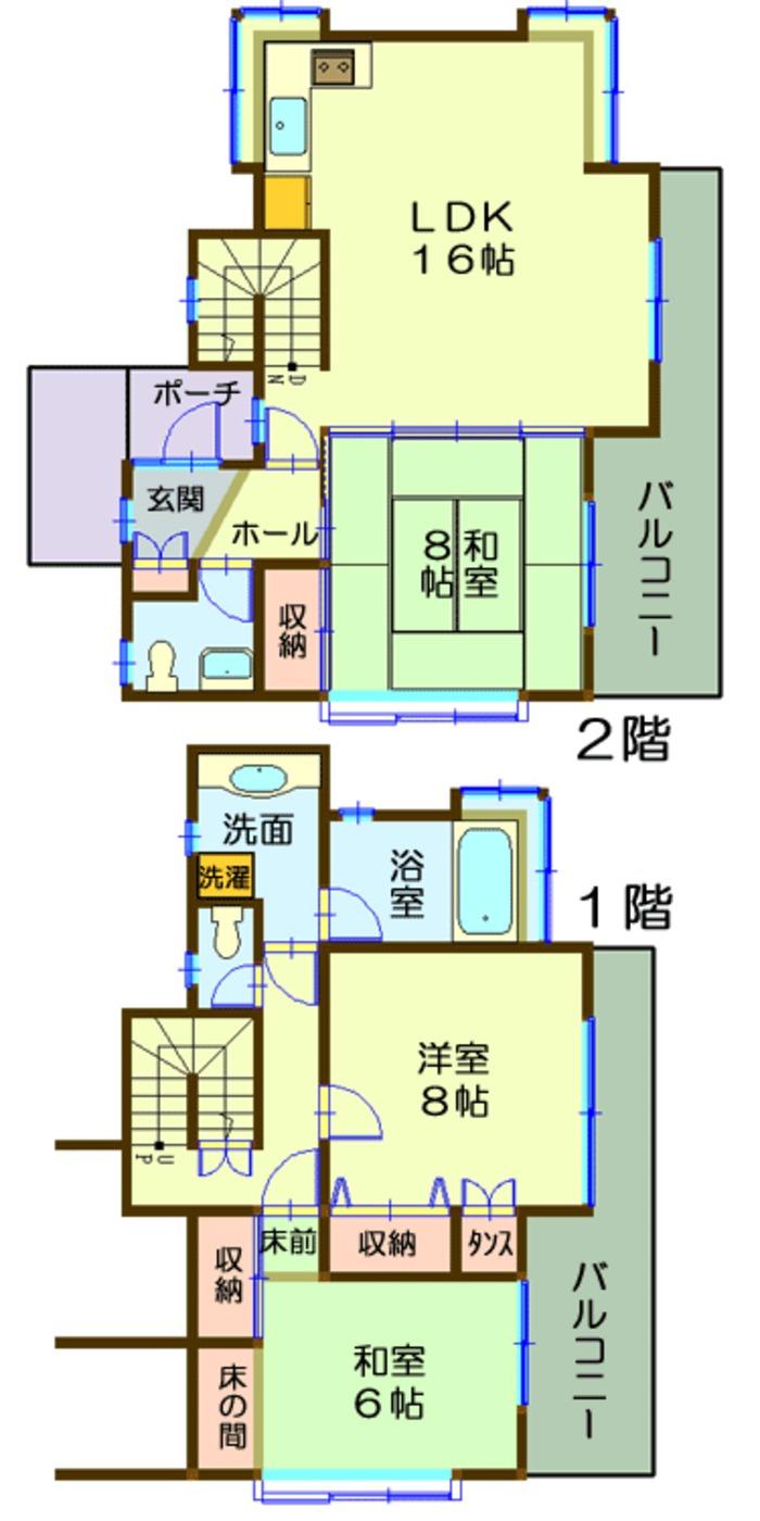 Floor plan. 13 million yen, 3LDK, Land area 349 sq m , Building area 101.02 sq m