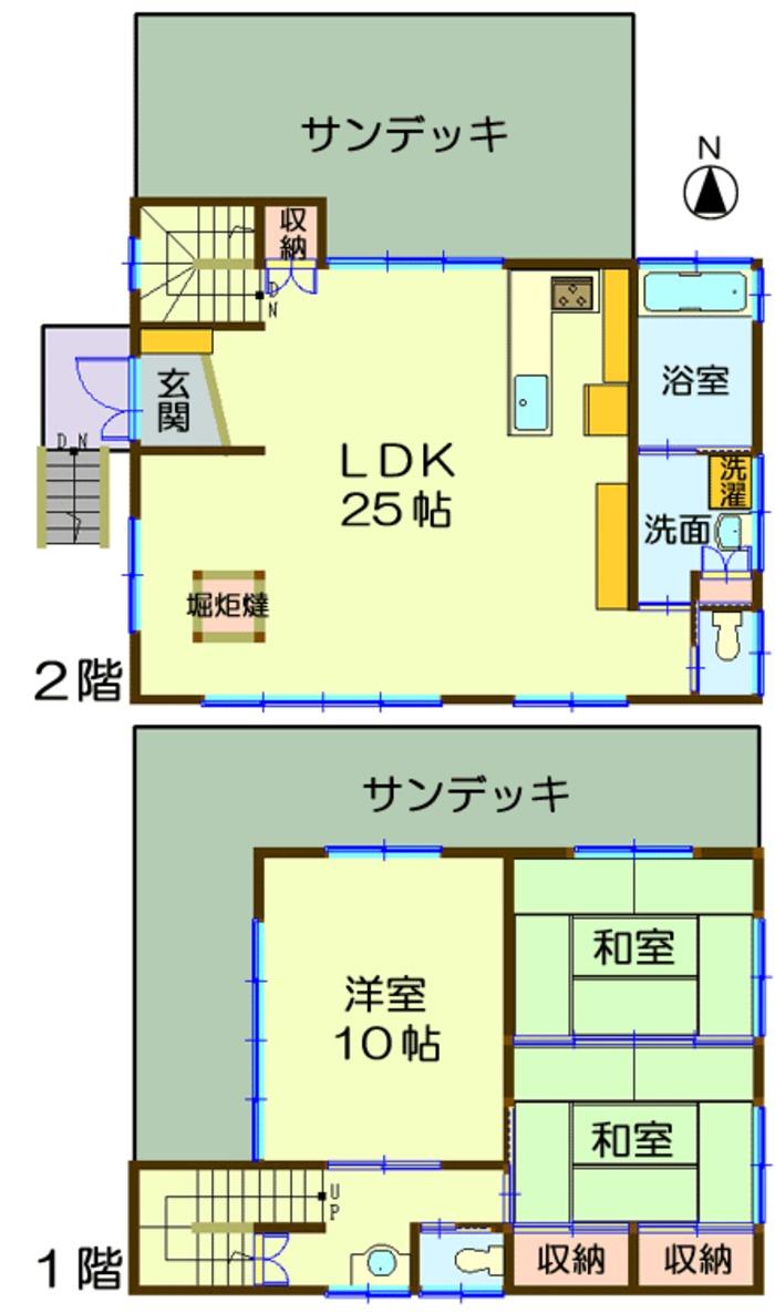 Floor plan. 7.5 million yen, 3LDK, Land area 404 sq m , Building area 110.13 sq m