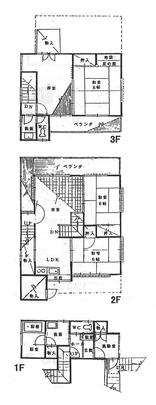 Floor plan. 6.5 million yen, 4LDK, Land area 430.71 sq m , Building area 112.98 sq m