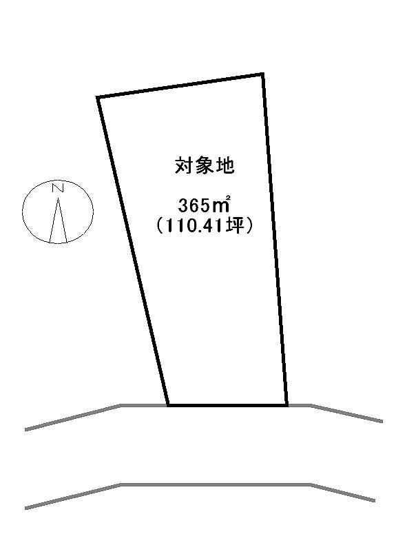 Compartment figure. Land price 4 million yen, Land area 365 sq m