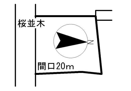 Compartment figure. Land price 6.5 million yen, Land area 463 sq m