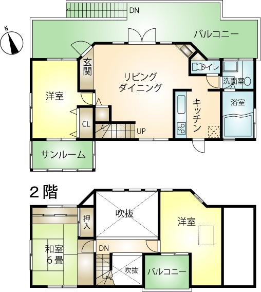 Floor plan. 26,900,000 yen, 3LDK + S (storeroom), Land area 487.58 sq m , Building area 109.93 sq m