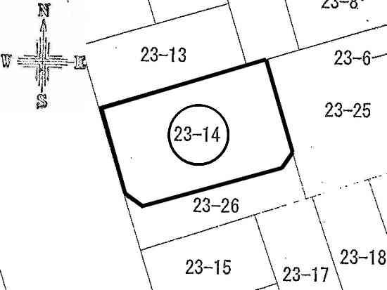 Compartment figure. Land price 17 million yen, Land area 214.32 sq m public view