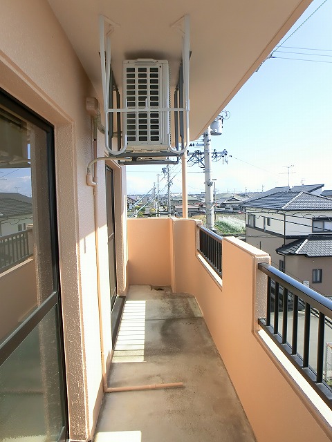 Balcony. Spacious balcony.