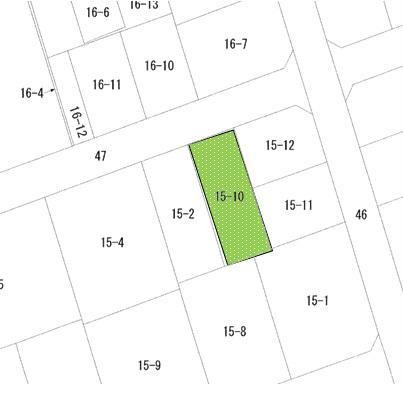 Compartment figure. Land price 10.3 million yen, Land area 165 sq m