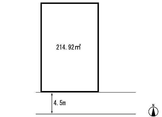 Compartment figure. Land price 11 million yen, Land area 228.15 sq m