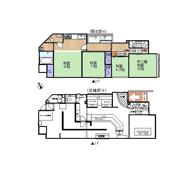 Floor plan. 17.2 million yen, 3LDK, Land area 174.98 sq m , Building area 173.3 sq m
