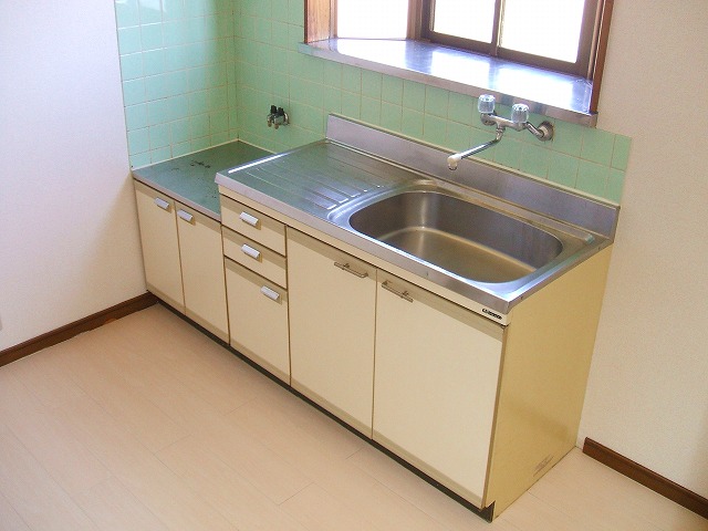 Kitchen. Kitchen is bright with east-facing window.
