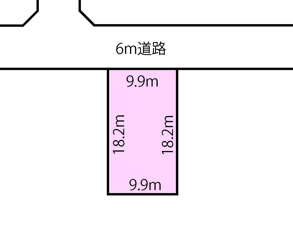 Compartment figure. Land price 12,722,000 yen, Land area 181.48 sq m