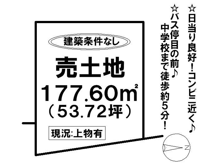 Compartment figure. Land price 11.3 million yen, Land area 177.6 sq m