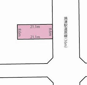 Compartment figure. Land price 17,094,000 yen, Land area 181.65 sq m