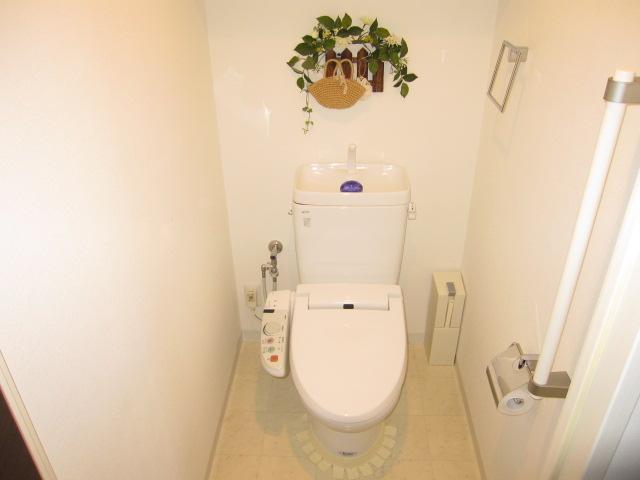 Toilet. With warm water washing heating toilet seat