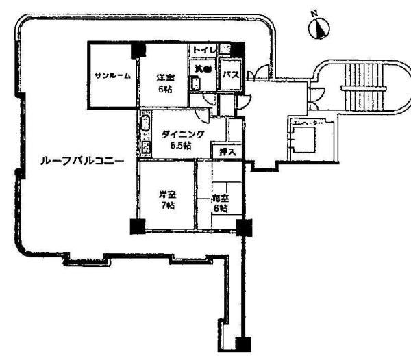 Floor plan. 3DK, Price 8.7 million yen, Occupied area 57.92 sq m