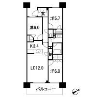 Floor: 3LDK, the area occupied: 75.3 sq m, Price: 26,800,000 yen, now on sale