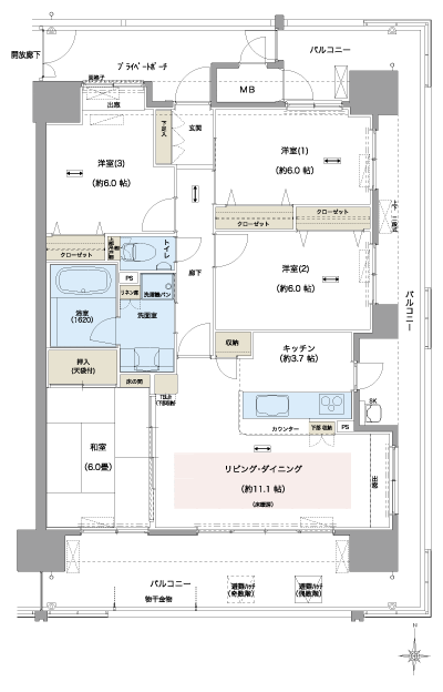 Floor: 4LDK, occupied area: 85.04 sq m, price: 34 million yen ~ 37,400,000 yen, now on sale
