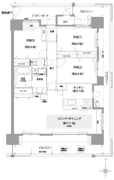 Floor: 3LDK, occupied area: 85.04 sq m, Price: 31,400,000 yen ・ 33,200,000 yen, now on sale