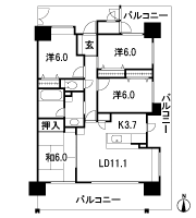 Floor: 4LDK, occupied area: 85.04 sq m, price: 34 million yen ~ 37,400,000 yen, now on sale
