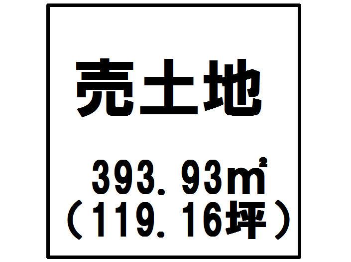 Compartment figure. Land price 3 million yen, Land area 393.93 sq m