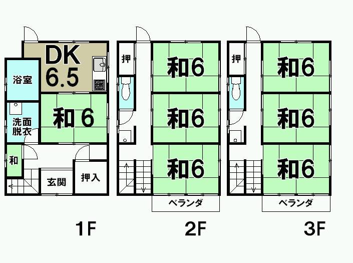 Floor plan. 8.8 million yen, 6DK, Land area 113.31 sq m , Building area 147.67 sq m