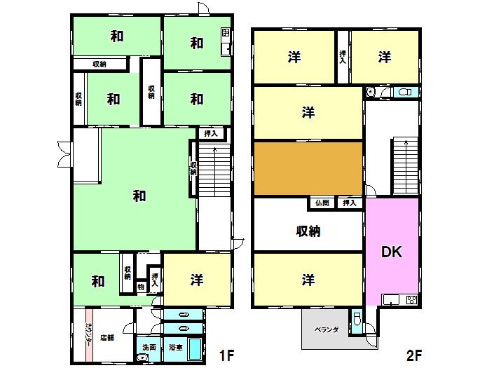 Floor plan. 26 million yen, 12DK, Land area 448.66 sq m , Building area 430.62 sq m
