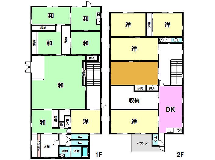 Floor plan. 26 million yen, 12DK, Land area 448.66 sq m , Building area 430.62 sq m