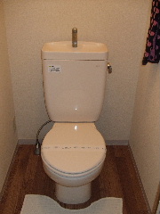 Toilet. Toiresu pace There is also a spacious.