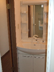 Washroom. Shampoo is a dresser equipped.
