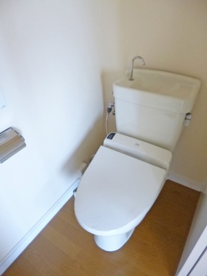 Toilet. With warm toilet seat