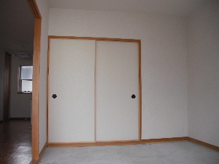 Living and room. Appearance and storage of bright Japanese-style room.