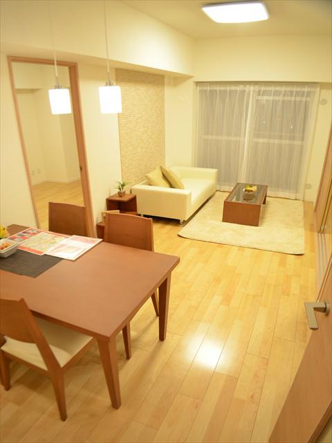 Living. Living gathering of family